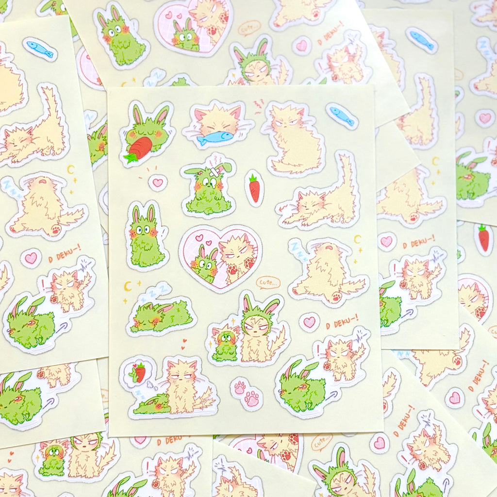 CLAW&HOP sticker sheet