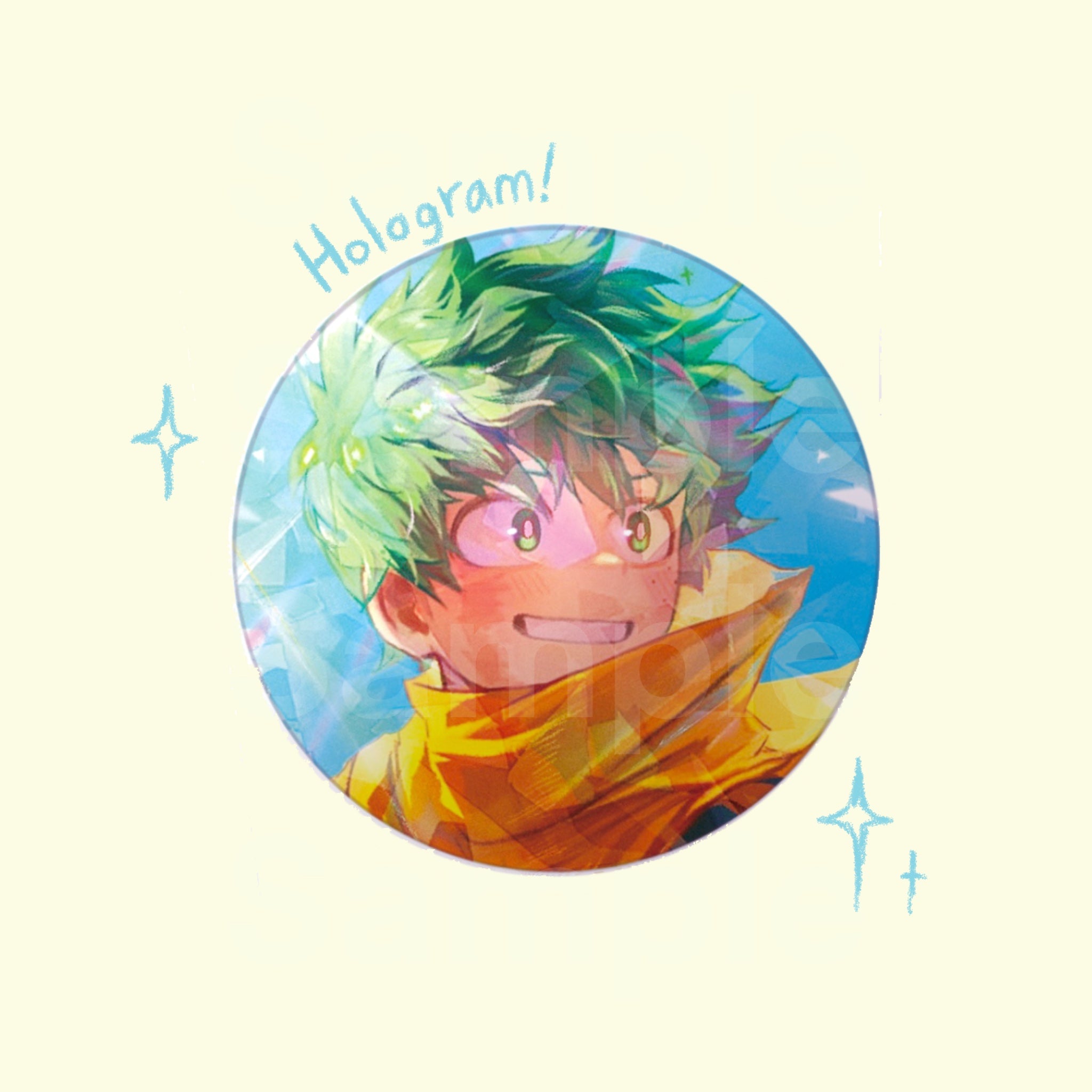 DK Holo Button Pin