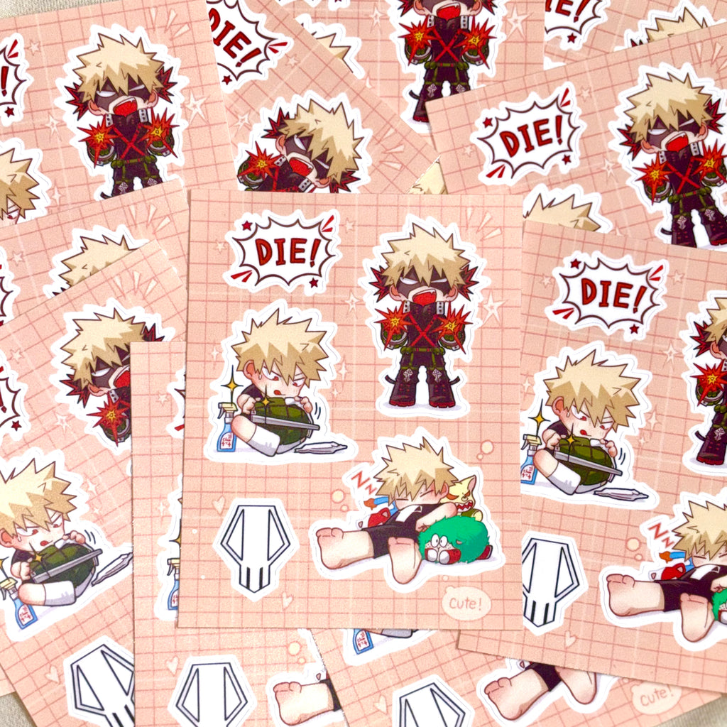 BK sticker sheet