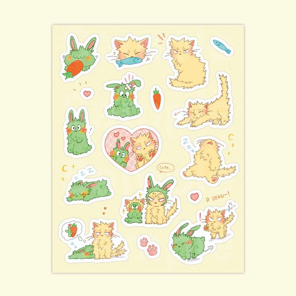 CLAW&HOP sticker sheet