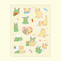 CLAW&HOP sticker sheet
